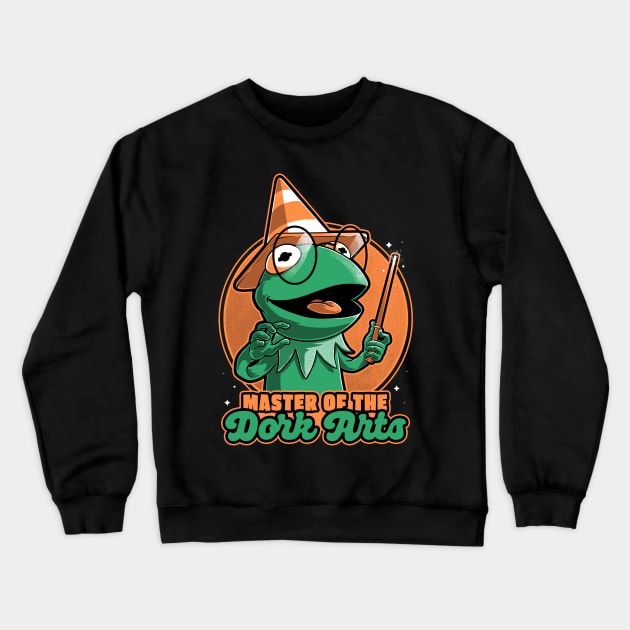 Dark Magic Frog - Cute Funny Puppet Crewneck Sweatshirt by Studio Mootant